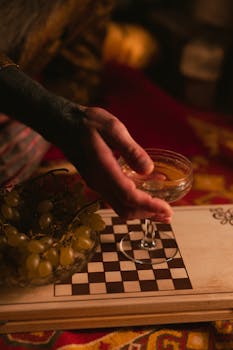 Bright casino lights