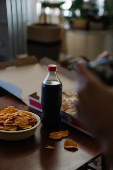 coins on table