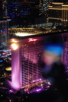 neon casino lights