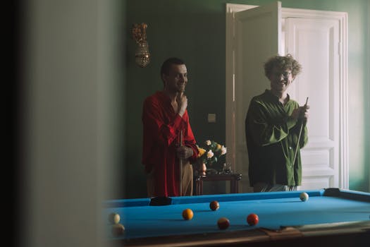 Bright casino lights