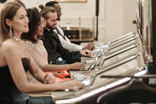 slot machines row
