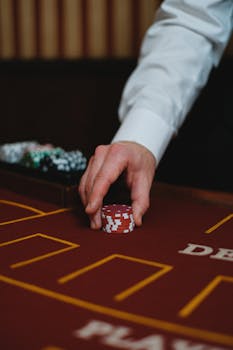 neon casino interior