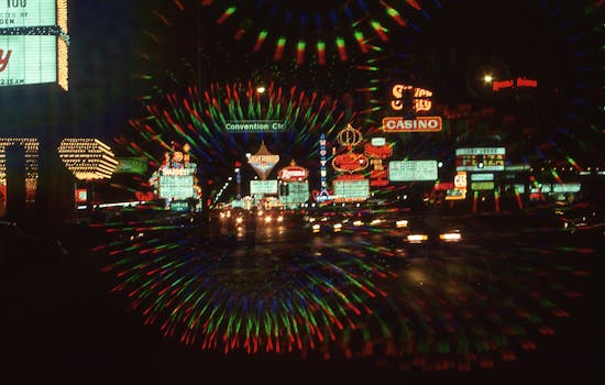 casino chips closeup